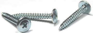 #8 x 1 1/4' Fine Drywall Screws/Phillips/Modified Truss Head/Steel/Zinc / 3000 Pc. Carton