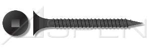 (2000pcs) 8-15X2-1/2 Drywall Screws Bugle Square Drive Fine Thread Steel
