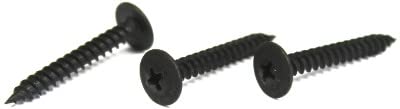 #8 x 1 1/4' Fine Drywall Screws/Phillips/Modified Truss Head/Steel/Black Oxide / 3000 Pc. Carton