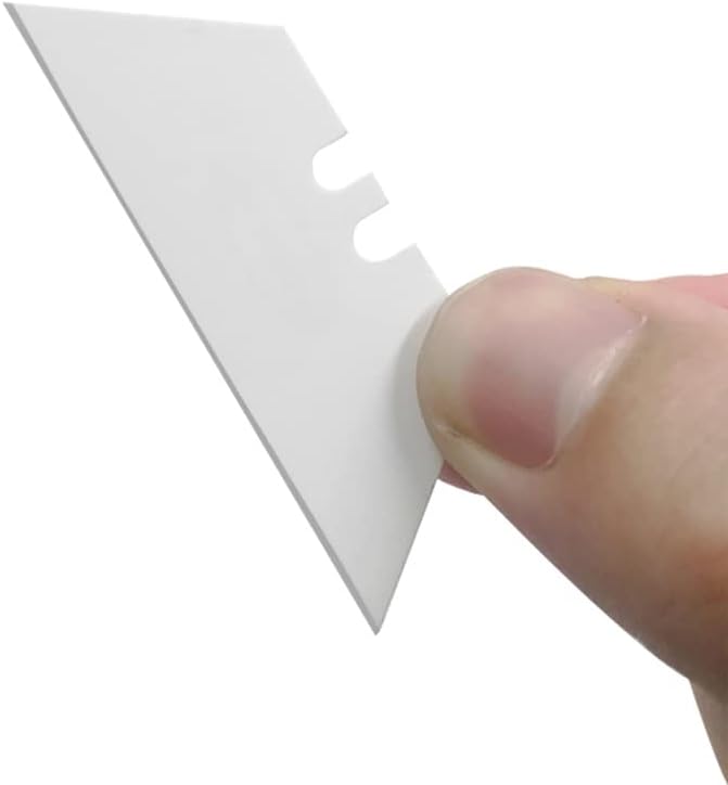 Cool Hand Zirconia Ceramic Utility Blade, Box Cutter Blade Knife, 90 Pcs per Pack, Stanley Knife Good Choice for Unwrapping Parcel Cutting Paper