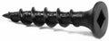 #6 x 1 1/4' Coarse Drywall Screws/Square/Bugle Head/Steel/Black Phos / 8,000 Pc. Carton