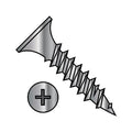 6-18X1 1/4 Phillips Bugle Head Fine Thread Drywall Screw Black Phosphate - ECS-0620YPG
