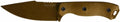 KA-BAR BK18 Becker Harpoon Fixed Blade Knife 4.562' Drop Point 1095 Cro-Van Flat Dark Earth Blade Ultramid Handle Flat Dark Earth