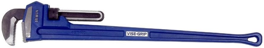 IRWIN Tools VISE-GRIP Pipe Wrench, Cast Iron, 6-Inch Jaw, 48-Inch Length (274108),Blue