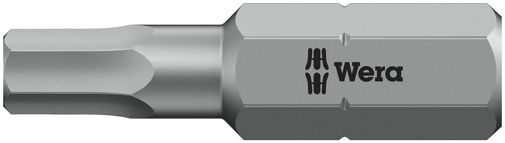 Wera 05004017001 8100 SA 7 Zyklop Metric Metal Ratchet Set with Push-Through Square, 28 Piece, 1/4' Drive