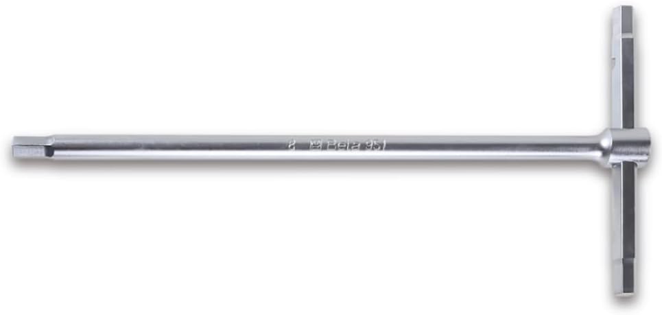 Beta 951/SP6 Set of 6 3mm-10mm Metric Sliding T-Handle Hex Keys with Storage Stand | High Torque & Fast Spinning T-Handle Design | Calibrated Hex Ends | Made in Italy