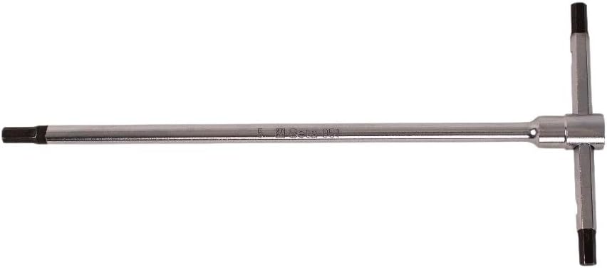 Beta 951/SP6 Set of 6 3mm-10mm Metric Sliding T-Handle Hex Keys with Storage Stand | High Torque & Fast Spinning T-Handle Design | Calibrated Hex Ends | Made in Italy