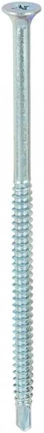 TIMCO BZP PH2 Philips Self-Drilling Drywall Screws - 4.8 x 100 - Zinc - Box of 500