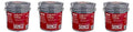 Senco 06A162P Duraspin# 6 by 1-5/8' Drywall to Wood Collated Screw (1, 000per Box) (4-(Pack))