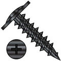 8X1 1/4 Phillips Modified Truss Head Fine Thread Drywall Screw Fully Threaded Black Oxide (Pack Qty 3,000) BC-0820YPMB by Shorpioen