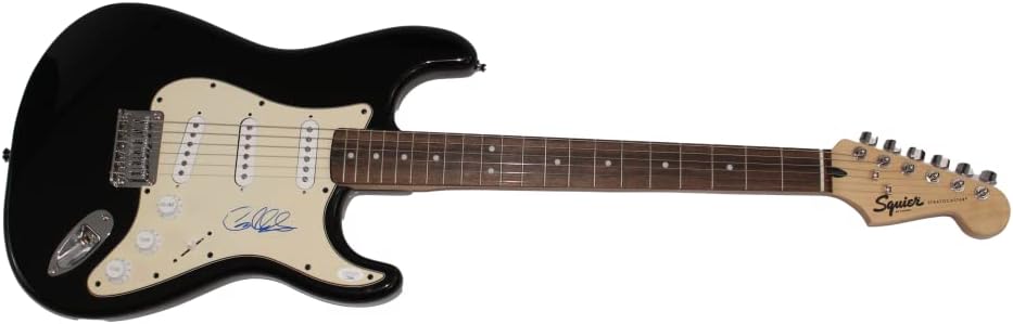 GARY CLARK JR SIGNED AUTOGRAPH FULL SIZE BLACK FENDER STRATOCASTER ELECTRIC GUITAR B W/ JAMES SPENCE JSA AUTHENTICATION - WORRY NO MORE, 110, BLAK AND BLU, THE STORY OF SONNY BOY SLIM, THIS LAND, VERY RARE
