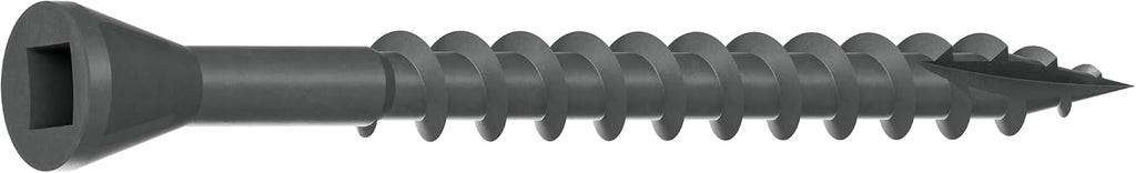 Simpson Strong-Tie DTHQ2S Trim-Head Screw, Type-17 Point — #8 x 2 in. #2U Square Drive, Quik Guard (2000-Qty)