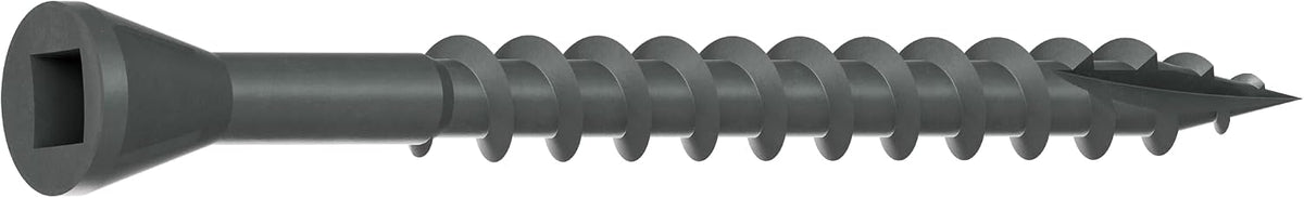 Simpson Strong-Tie DTHQ2S Trim-Head Screw, Type-17 Point — #8 x 2 in. #2U Square Drive, Quik Guard (2000-Qty)