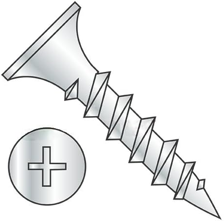 #6-9 x 2' Drywall Screws, Steel, Bugle Head, Phillips Drive, Full Thread (Quantity: 3500 pcs)
