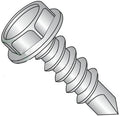 1/4'-14 x 1 1/4' Self Drilling Screws, Hardened Stainless Steel 410, Indented Hex Washer, Unslotted, #3 Point, Type BSD, Full Thread (Quantity: 300 pcs)