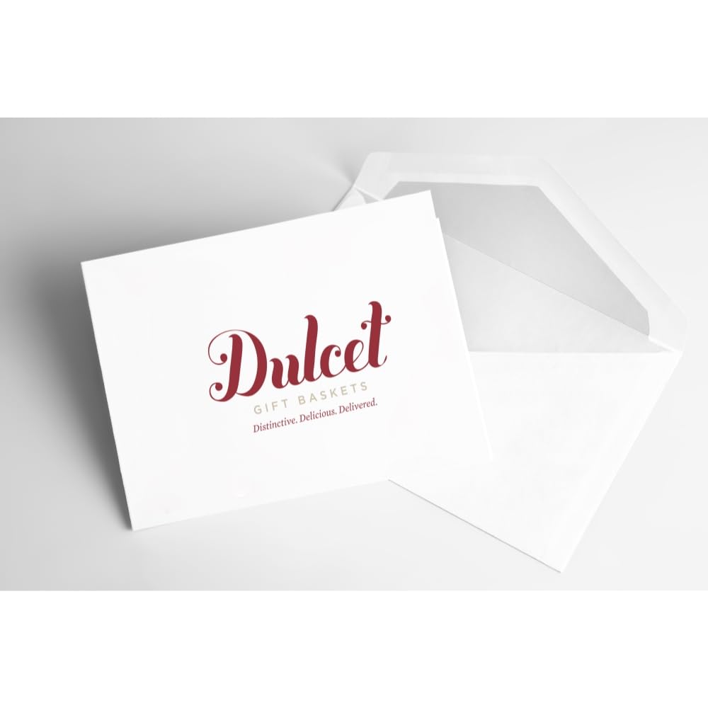 Deluxe Tea and Food Gift Basket Gourmet Present Featuring Old Fashioned Scones, Cheese Brownie, Fudge and Brownie, Muffins, and more plenty to please a crowd. by Dulcet Gift Baskets