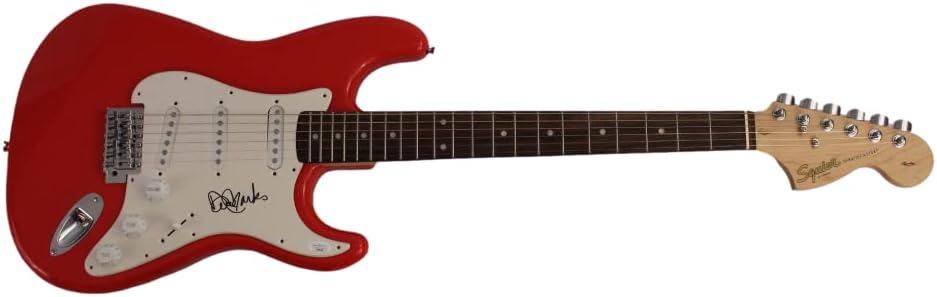 DAVID MARKS SIGNED AUTOGRAPH FULL SIZE RACE CAR RED FENDER STRATOCASTER ELECTRIC GUITAR W/ JAMES SPENCE JSA AUTHENTICATION - THE BEACH BOYS, SURFIN' SAFARI, SURFIN' U.S.A. SURFER GIRL, LITTLE DEUCE COUP, THAT'S WHY GOD MADE THE RADIO