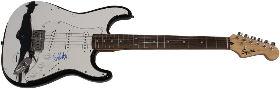 GARY CLARK JR SIGNED AUTOGRAPH FULL SIZE CUSTOM ONE-OF-A-KIND FENDER STRATOCASTER ELECTRIC GUITAR C W/ JAMES SPENCE JSA AUTHENTICATION - WORRY NO MORE, 110, BLAK AND BLU, THE STORY OF SONNY BOY SLIM, THIS LAND, VERY RARE
