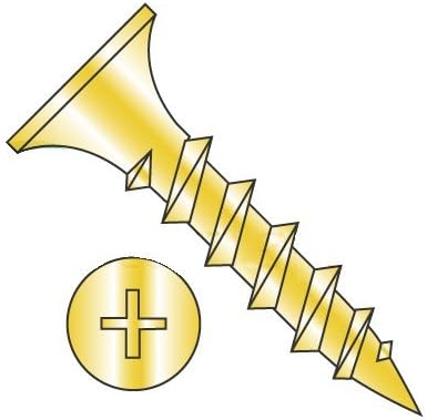 #7 x 2' Drywall Screws, Steel, Bugle Head, Phillips Drive, Coarse Thread (Quantity: 3500 pcs)