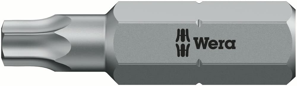 Wera 05004017001 8100 SA 7 Zyklop Metric Metal Ratchet Set with Push-Through Square, 28 Piece, 1/4' Drive