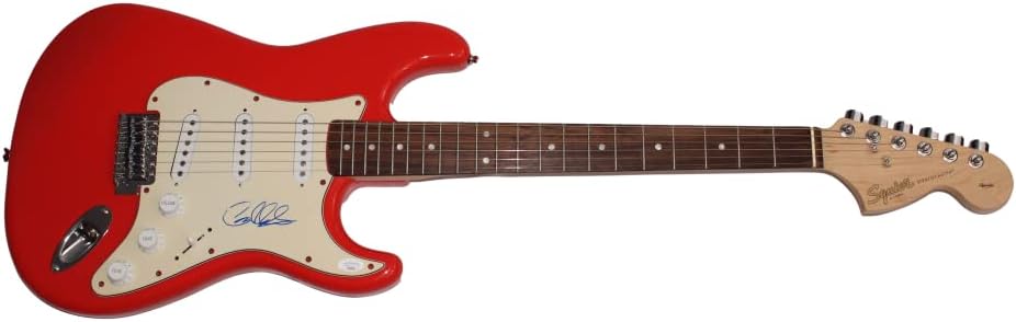 GARY CLARK JR SIGNED AUTOGRAPH FULL SIZE RED FENDER STRATOCASTER ELECTRIC GUITAR B W/ JAMES SPENCE JSA AUTHENTICATION - WORRY NO MORE, 110, BLAK AND BLU, THE STORY OF SONNY BOY SLIM, THIS LAND, VERY RARE