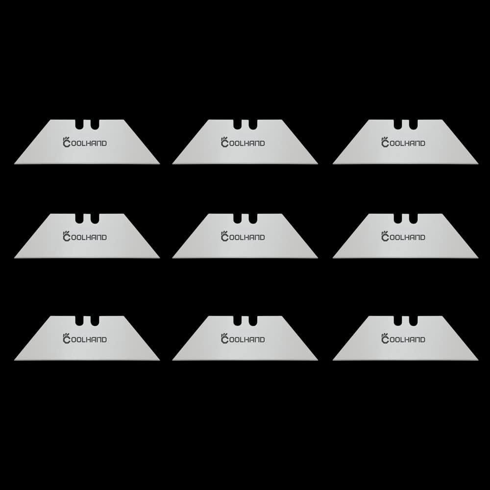 Cool Hand Zirconia Ceramic Utility Blade, Box Cutter Blade Knife, 90 Pcs per Pack, Stanley Knife Good Choice for Unwrapping Parcel Cutting Paper