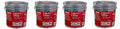 Senco 06A162P DuraSpin Number 6 by 1-5/8-Inch Drywall to Wood Collated Screw (1,000 per Box) (4-(Pack))
