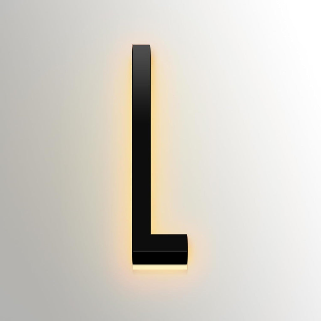 Illuminated House Numbers, Backlit LED 3000K Illuminated Home Address Number, Large Lighted House Number For Outside Yard, Modern Address Numbers.