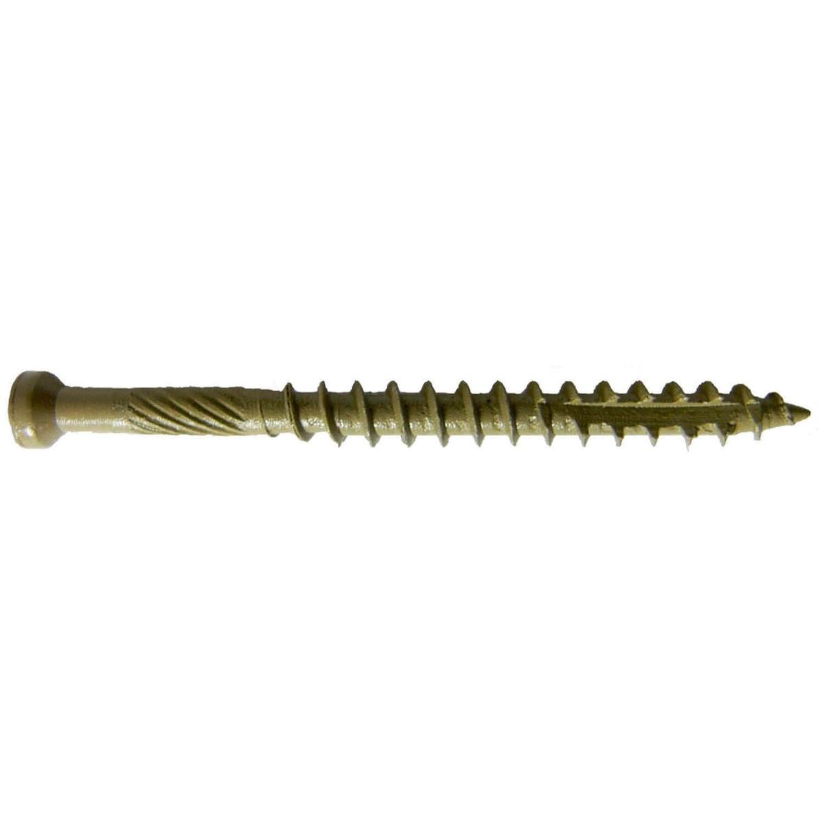 #7 x 1-5/8' Bronze Coated Tiny Finish Head Multipurpose Wood Screw - Torx/Star - ACQ Compatible CASE Qty 42 Boxes - 9,870 Screws