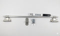 Trailer Door Cam Lock Latch Replacement Assembly 48″ Cam Lock for Cargo, Enclosed, Horse and Utility Trailers Aluminum- Two Hinged. SS Hasp| Hardware.Grease Zerks to Deter Corrosion.
