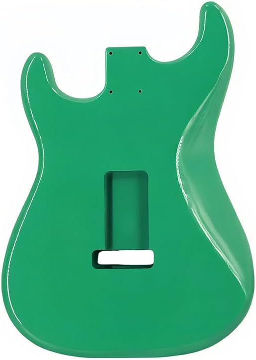 Electric Guitar Body Alder S-S-H Body for Fender Stratocaster Style Electric Guitar Unfinished Replacement Accessory DIY, Sunset Yellow，GSB25A (SSH02)