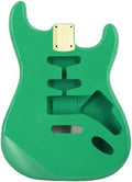 Electric Guitar Body Alder S-S-H Body for Fender Stratocaster Style Electric Guitar Unfinished Replacement Accessory DIY, Sunset Yellow，GSB25A (SSH02)