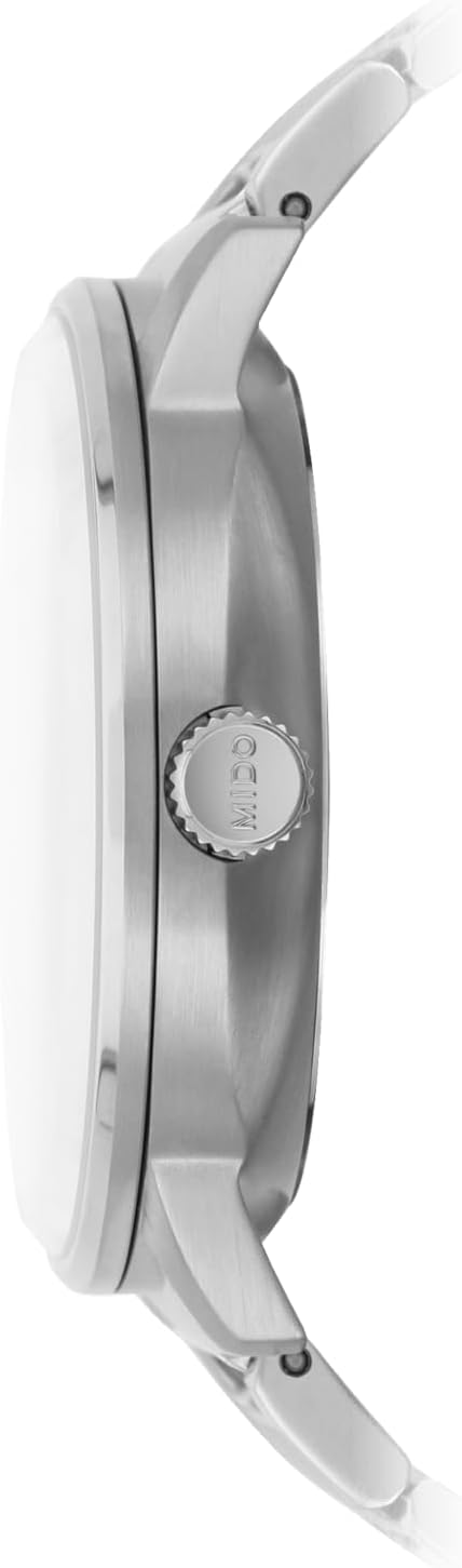 MIDO Commander Chronometer - COSC Certified Swiss Automatic Watch for Men - 40mm Stainless Steel Case