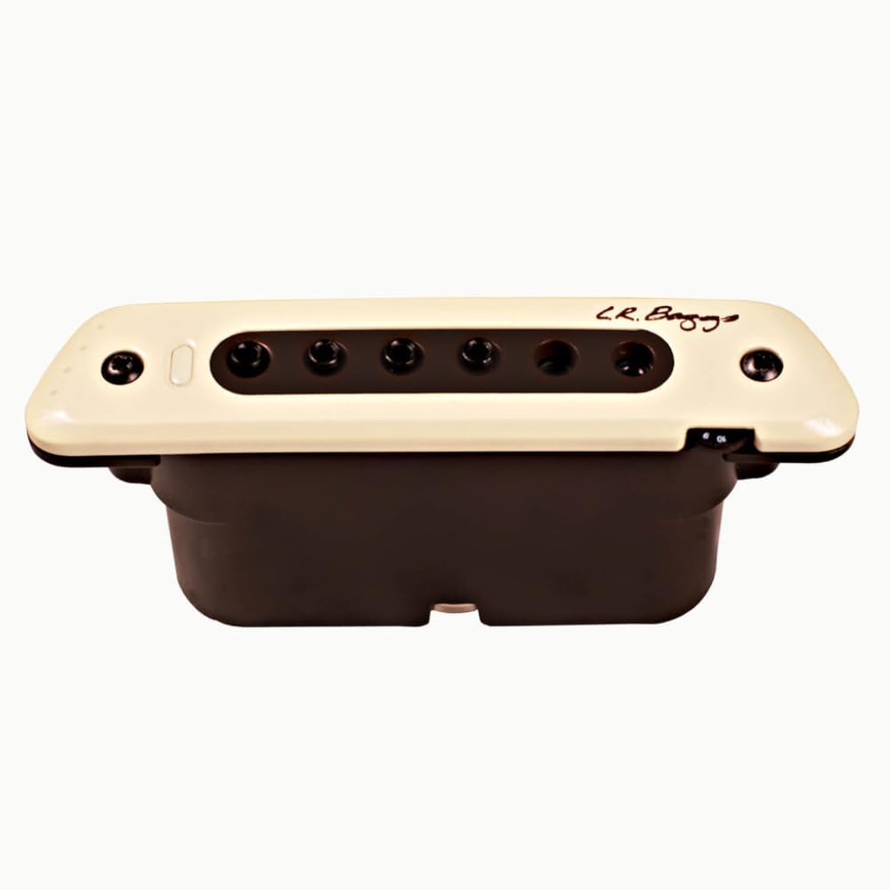 LR Baggs M80 Acoustic Guitar Magnetic Soundhole Pickup Full Range Bundle w/ 12x Fender Picks and Liquid Audio Polishing Cloth