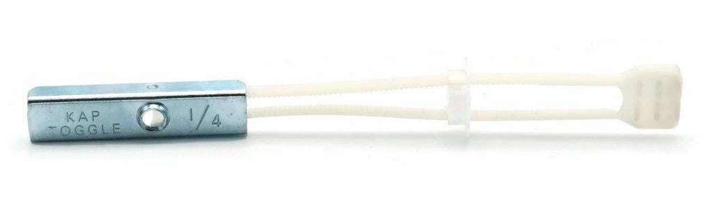 KapToggle Hollow Wall Anchors Flip Toggle Bolts Concrete or Drywall Anchors 1/4' x 1/4'-20 Qty 100