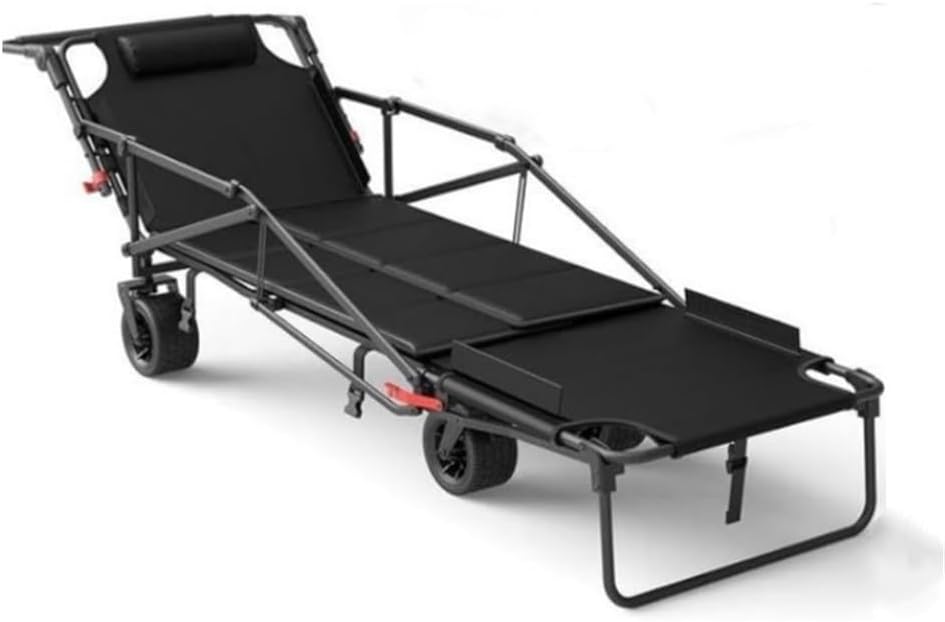 Wagons Carts Foldable, Heavy Duty Wagons, Multifunctional Folding Wagon, Collapsible Wagon with Wheels for Shopping, Sports, Camping(Black)
