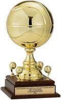 SHOP AWARDS AND GIFTS Customizable Gold Metal Basketball Trophy, 17 inch, Includes Personalization