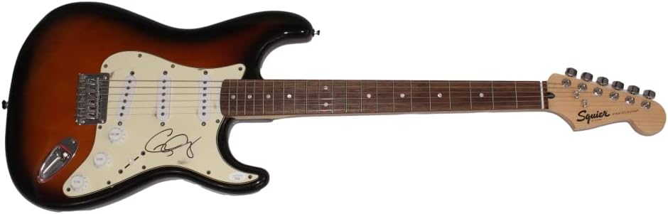 GARY CLARK JR SIGNED AUTOGRAPH FULL SIZE FENDER STRATOCASTER ELECTRIC GUITAR C W/JAMES SPENCE JSA AUTHENTICATION - WORRY NO MORE, 110, BLAK AND BLU, THE STORY OF SONNY BOY SLIM, THIS LAND, VERY RARE
