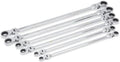 GEARWRENCH 6 Piece 90-Tooth 12 Point Metric GearBox Double Flex Ratcheting Wrench Set | 86830