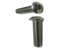Pr-Mch Package of 100, 3/8-16 x 1 1/4' Button Head Socket Cap Screw Stainless Steel Metal Screws Bolts Set Kit #DR-D5624D
