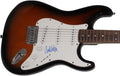 GARY CLARK JR SIGNED AUTOGRAPH FULL SIZE FENDER STRATOCASTER ELECTRIC GUITAR D W/JAMES SPENCE JSA AUTHENTICATION - WORRY NO MORE, 110, BLAK AND BLU, THE STORY OF SONNY BOY SLIM, THIS LAND, VERY RARE