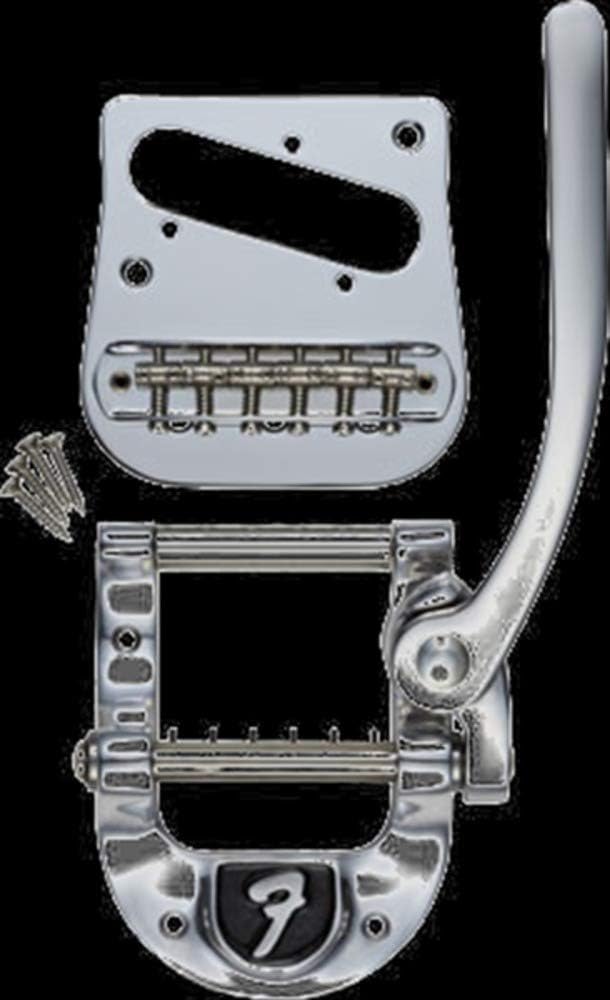 Bigsby 'F' Logo B5 Vibrato Kit for Fender Telecaster Polished Aluminium