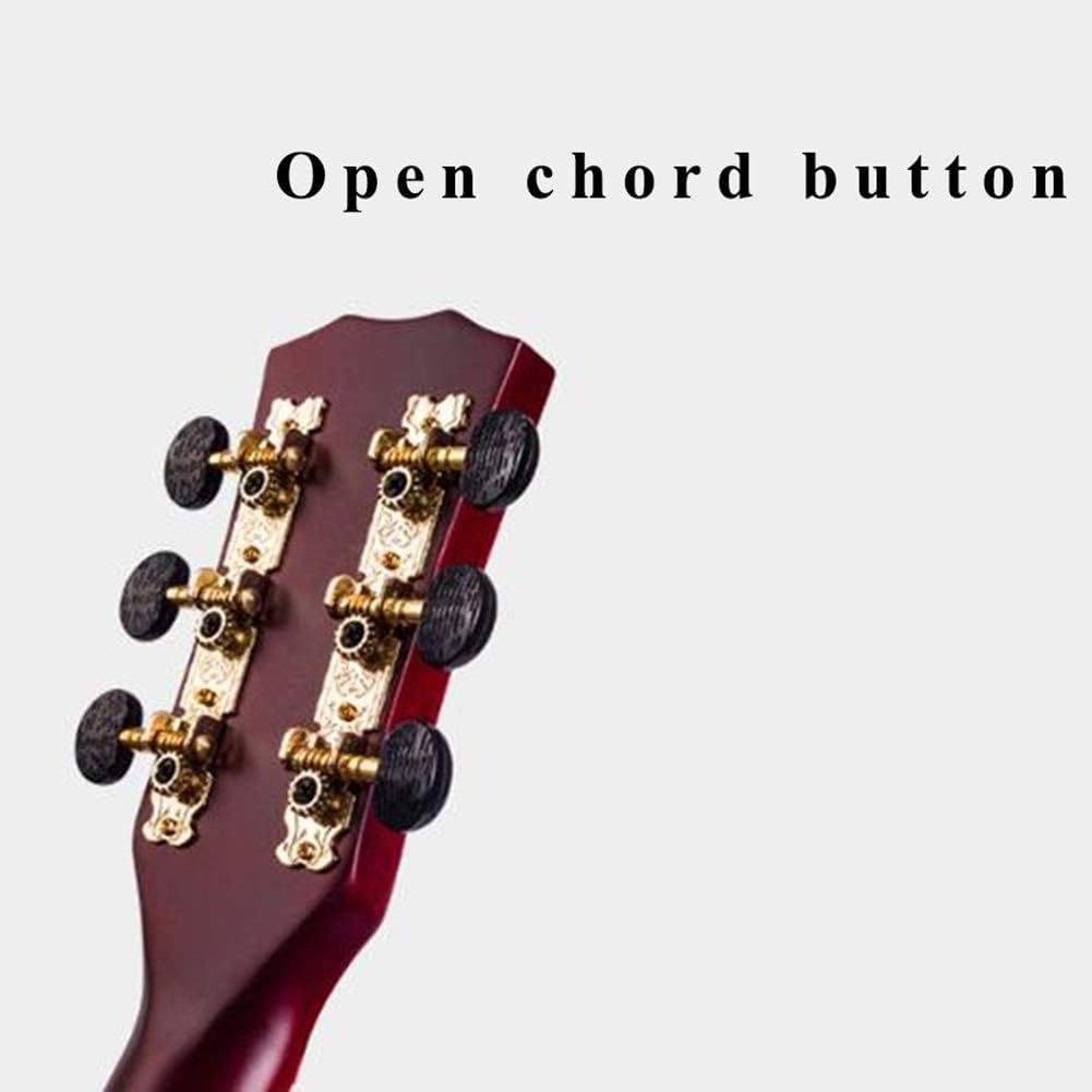 Full Size Guitar Acoustic Guitar 38 Inches Beginner Kit Youth Student Adult Practice Classical Guitar Portable Natural Musical Instrument Beginner Acoustic Guitar Starter Package Student G (D 38 in