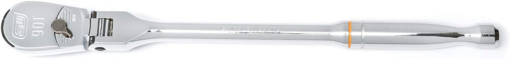 GEARWRENCH 4 Piece 1/4', 3/8' & 1/2' Drive 90 Tooth Full Polish Flex-Head RATCHET Set - 81230T, Multicolored