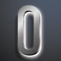 Backlit Illuminated LED Address Numbers, House Number Signs Lighted Plaque, Stainless Steel Lighted House Number For Outdoor.,20,0
