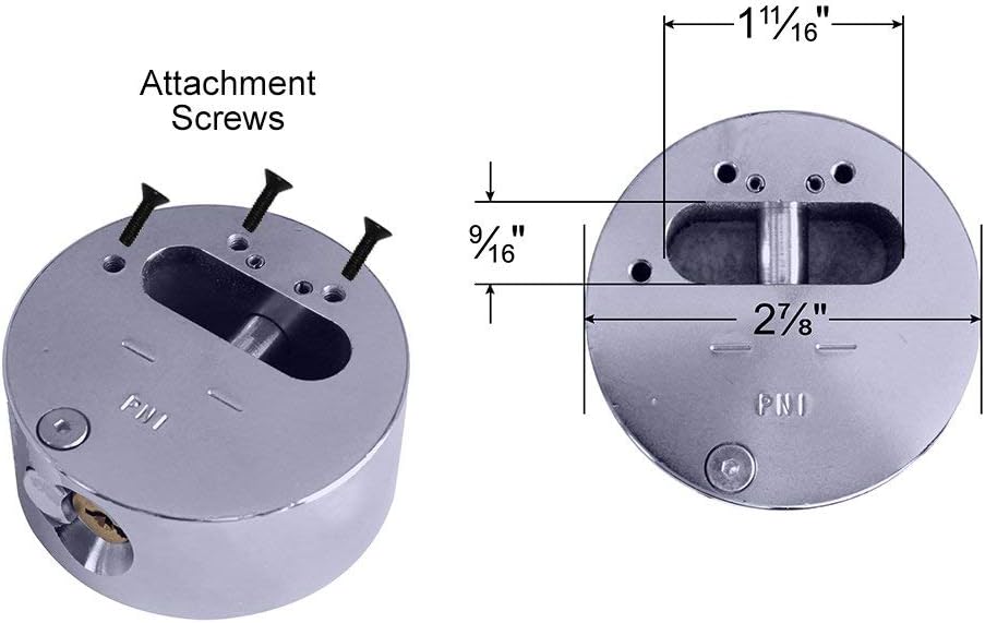 American/Master Lock (2) Keyed Alike Hidden Shackle and Hasp Combo A801 - A2010NKA-2 w/Bumpstop Technology