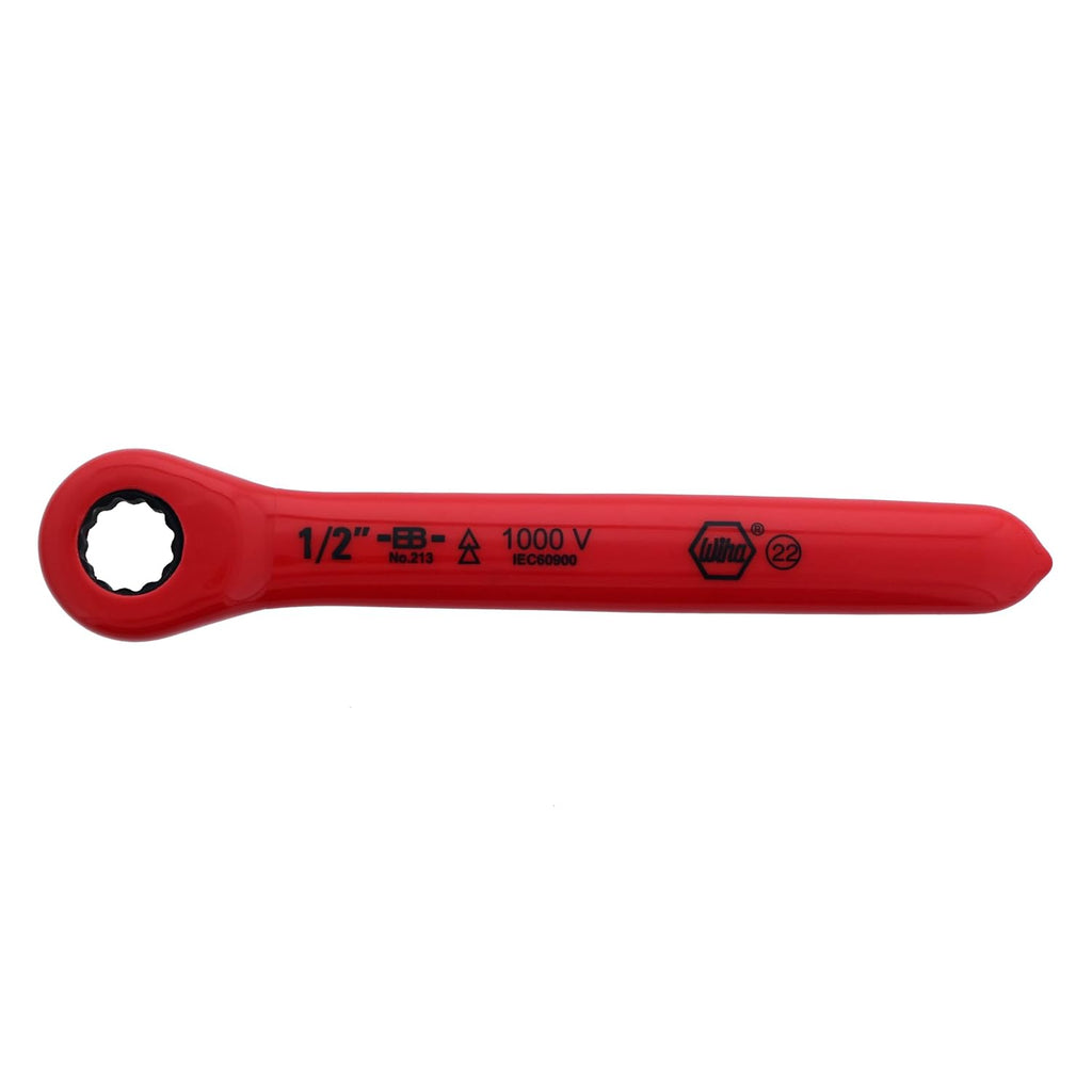Wiha 21391 Ratchet Wrenches, Inch with Insulated Handle, 6 Piece Set