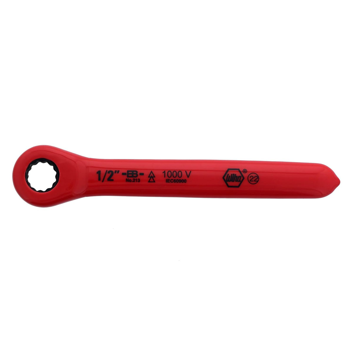Wiha 21391 Ratchet Wrenches, Inch with Insulated Handle, 6 Piece Set