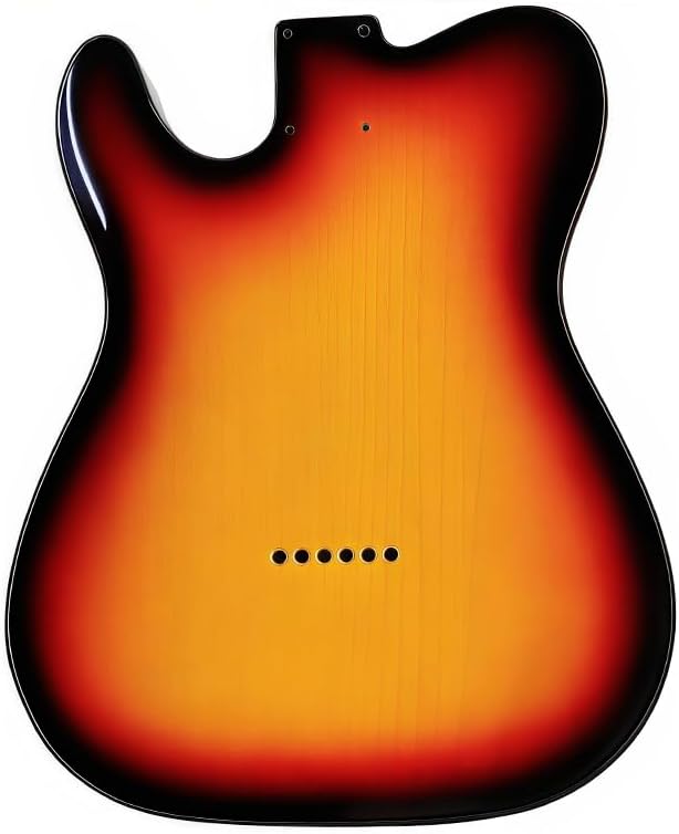 Electric Guitar Body, Alder Wood for TL Electric Guitar Replacement Part,Just Single Alder Double-Spun