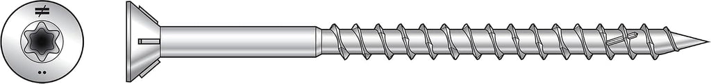 Simpson Strong-Tie SSDWP3S305 Deck-Drive DWP Wood SS Screw (Collated) #10 x 3 in. T25 6-Lobe Type 305 (1000-Qty)
